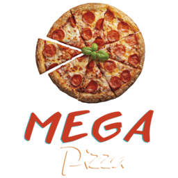 Mega Pizza  logo.